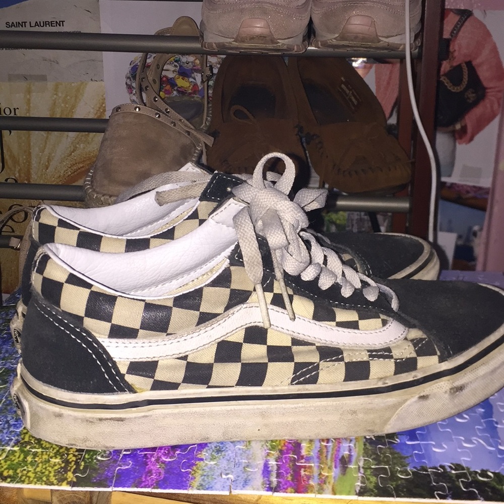 Old Skoolz Checkered Vans